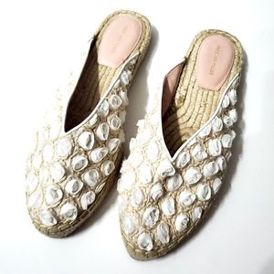 Avec Les Filles Val White Rosette Espadril…
